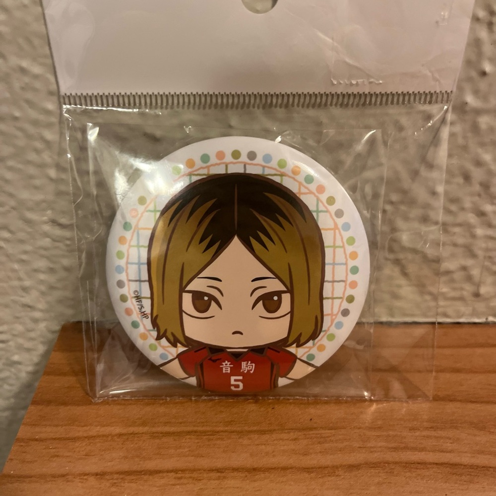 Haikyuu Can Badge Kenma Kozume Gila Gila Metal Badge